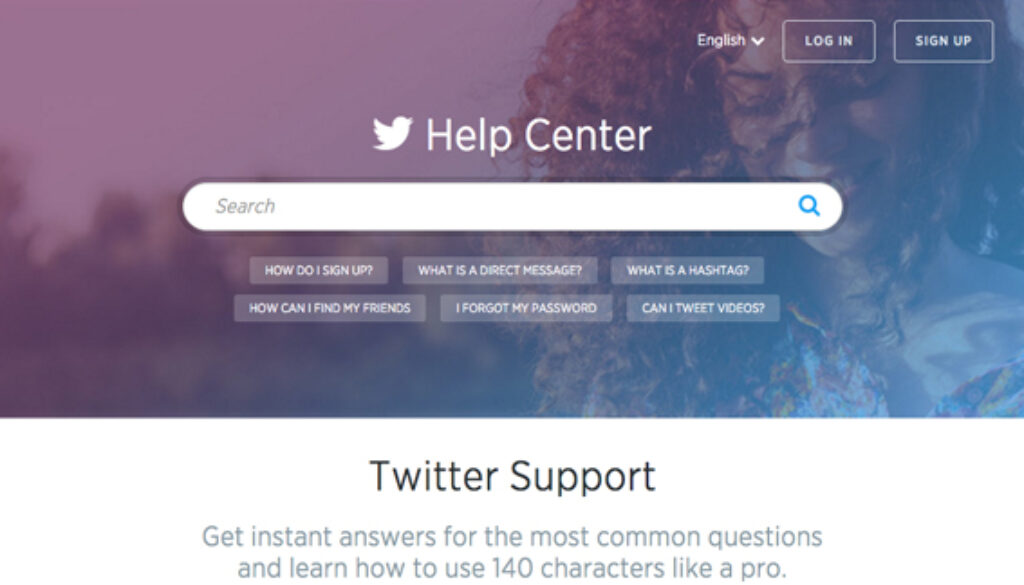 Twitter-Support-Website